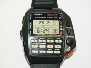 Casio Cmd - 40 Wrist Remote & Calculator Watch Mod.  1175 Rare Japan 1992