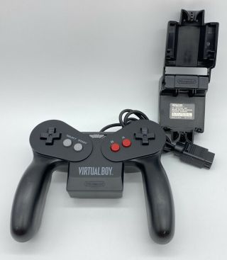 Nintendo Virtual Boy (usa) Controller And Adapter Tap Rare