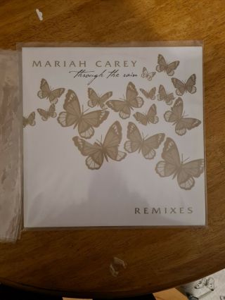 Rare Mariah Carey Through The Rain 12 Inch Vinyl