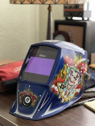 miller digital welding helmet “JOKER”.  Rare. 3