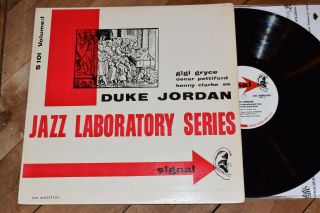 Duke Jordan Vg,  Rare Signal Lp Rvg Jazz Laboratory Gigi Gryce Kenny Clarke