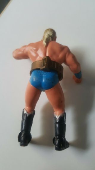 WCW wrestling Galoob figure Barry Windham blue trunks RARE with wrestling belt 2
