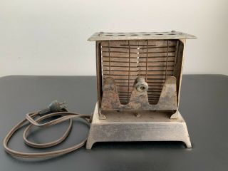 Rare Cast Iron Base Electric Samson Toaster Antique The C Company Kansas City Mo