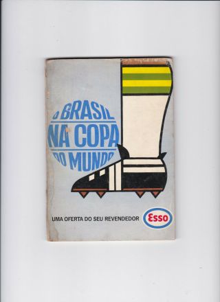 1966 Fifa World Cup England Tournament Programme From Brazil By Esso (very Rare)