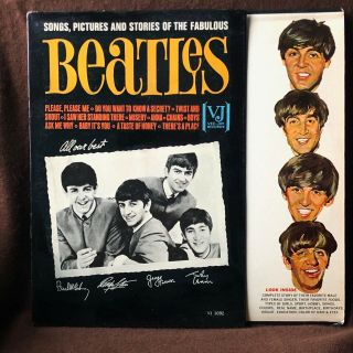 The Beatles Songs,  Pictures,  And Stories Of 1964 Mono Vj Vinyl Lp Rare
