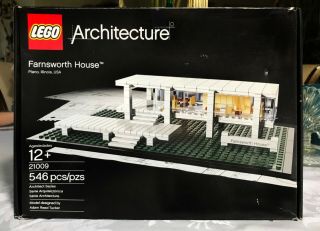 Rare Lego Architecture Frank Loyd Wright Farnsworth House (21009)