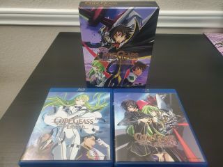 Code Geass Limited Edition Blu Ray Rare With Art Cards