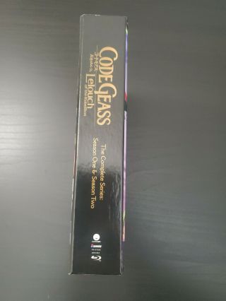 Code Geass Limited Edition Blu Ray RARE WITH ART CARDS 3