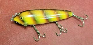 Early Heddon Rare Lure Are Bar Perch Color Vintage From Finger Lakes