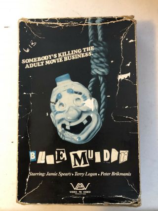Blue Murder Clown Killer Rare Big Box Vhs Rare Horror Canadian Tv Movie 1985 Oop