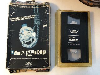 BLUE MURDER CLOWN KILLER RARE BIG BOX VHS RARE HORROR Canadian TV MOVIE 1985 OOP 3