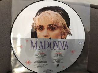 MADONNA - Who ' s That Girl (VERY RARE) UK 12 