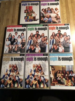 Eight Is Enough Complete Series Season 1 - 2 - 3 - 4 - 5 Dvd Set Rare