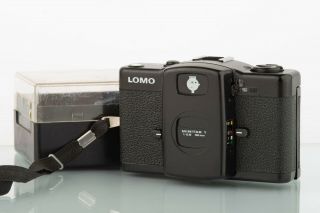 Lomo Lc - A Minitar 35mm F/2.  8 Lens,  Rare Face Print Soviet Film Camera,  Seals