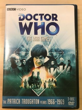Doctor Who The War Games Rare 3 - Dvd Patrick Troughton Dr.  Who R1 Official