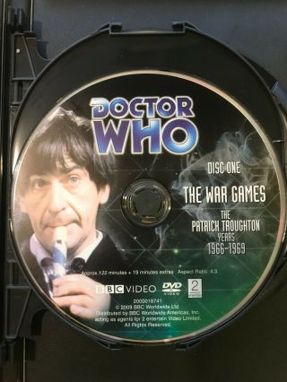 Doctor Who The War Games RARE 3 - DVD Patrick Troughton Dr.  Who R1 OFFICIAL 2
