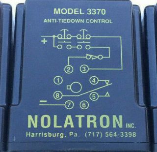 Nolatron 3370 12v Anti Tie Down Control.  And Guaranteed.  Rare 12 V Parts.