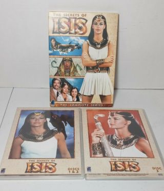 The Secrets Of Isis - The Complete Tv Series,  1976 (dvd) 3 - Disc Set,  Rare Euc