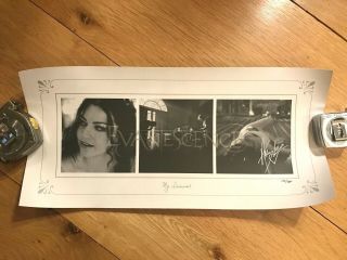 Rare - Evanescence - My Immortal Numbered Print 116/500 Made - Amy Lee