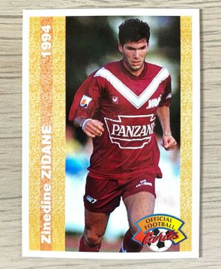 Rare 155 Zinedine Zidane Rookie Football Cards 1994 Panini Very Good Pca?