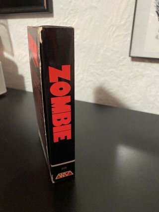 Zombie Lucio Fulci Wizard Video BETA TAPE Italian Horror VHS Rare Zombi Big Box 3