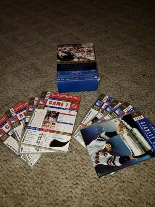 York Rangers 1994 Stanley Cup Champions Very Rare 14 Games 15 Dvd Devils 6 7