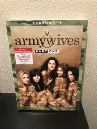 Army Wives: Season 6,  Part 1 - Rare Dvd W/ Slipcover Oop 3 - Disc Set Region 1