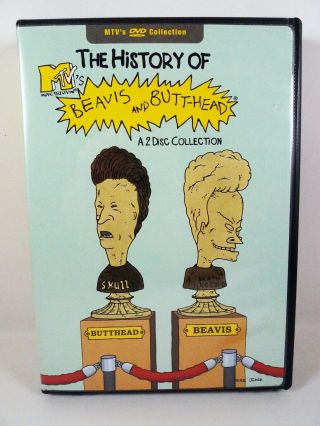 History Of Beavis And Butt - Head (dvd,  2002,  2 - Disc Set) Rare