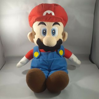 Official Mario Party 5 Medium Mario Plush Toy Doll Rare 14 " Sanei 2003 Nintendo