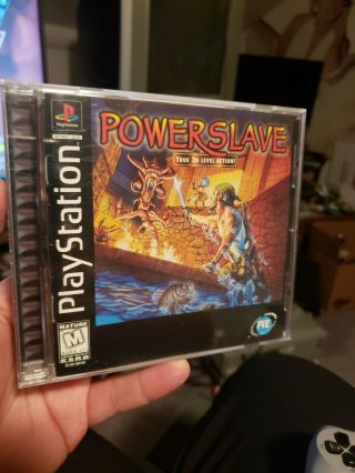 Powerslave (sony Playstation 1 Ps1 1996) Complete Nm Rare