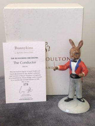 Royal Doulton Bunnykins Orchestra " The Conductor " Db396 (rare)