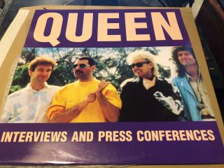 Queen Freddie Mercury Gold Interview Lp Picture Disc Rare Nr 3