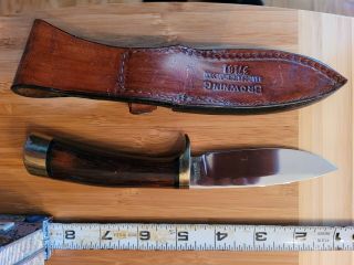 Vintage Browning Knife Model 37181 Rare Drop Point Hunter