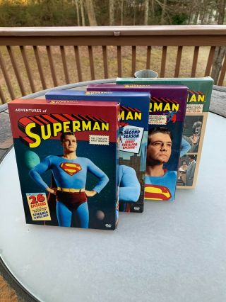 The Adventures Of Superman Complete Series Seasons 1 - 6 " Very Rare And Oop "