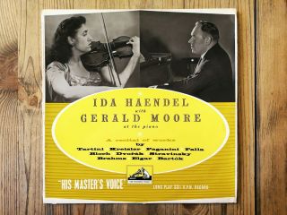Hmv Clp1021 - Violin Recital - Kreisler Etc.  - Ida Haendel - Gerald Moore - Rare