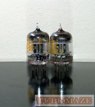 RARE Matched Pair Western Electric 396A/2C51/5670/6CC42 tubes - 1960s 2