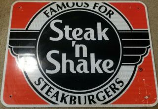Rare Steak N Shake,  Restaurant,  Fast,  Highway,  Intestate,  Sign,  18 " X24 " Advertising