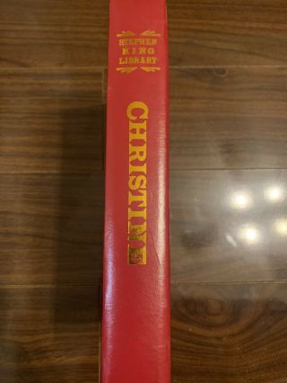 Christine,  Stephen King,  Red Leather Library Edition,  Rare