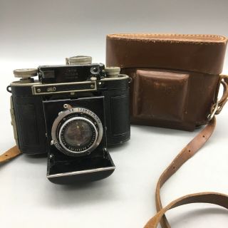 Rare Vintage Certo Dollina Dresden 46 Camera W/case Schneider - Kreuznach Lens H15