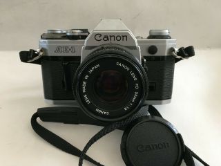Vintage Canon Ae 1 Slr Camera,  Canon Lens,  Rare,  Bonus