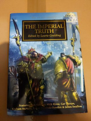 Horus Heresy The Imperial Truth.  Rare,  Numbered Limited Edition.  Black Library