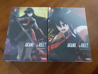 Akame Ga Kill Le Box Set Part 1 And Part 2 Rare Oop
