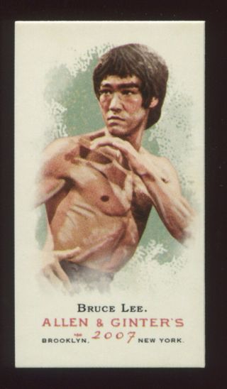 Bruce Lee 2007 Topps Allen & Ginter Mini - Rare World 