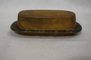 Rare 1/4 Lb Covered Butter Dish Canyon By Mccoy & Nelson,  7.  5 " Mesa Line 7013