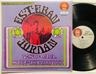 Esteban (steve) Jordan Y Su Cia.  Supermex Vinyl Lp Rare Tejano Soul Vg,  /vg,