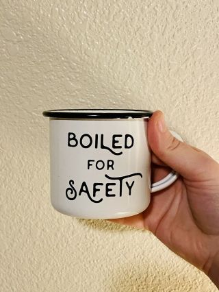 Good Mythical Morning Gmm Boiled For Safety Mug,  Rare