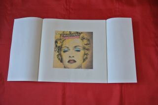 Rare Madonna Celebration Warner Mexico 12.  5 " X 12.  5 " Promo Lithograph 465/1500