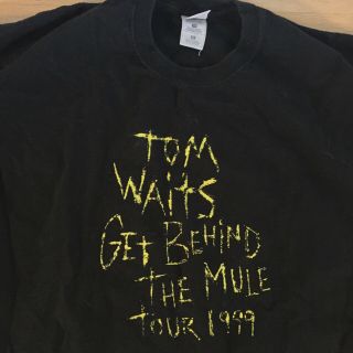 Tom Waits Get Behind The Mule Tour 1999 Orig Concert Tour Shirt Xl Rare