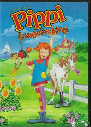 Pippi Longstocking (animated) Dvd.  2005 Rare Oop Very Good