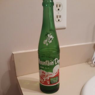 Rare Mountain Dew Hillbilly Bottle Ether N.  C.  Mountain Dew Is Good On Back